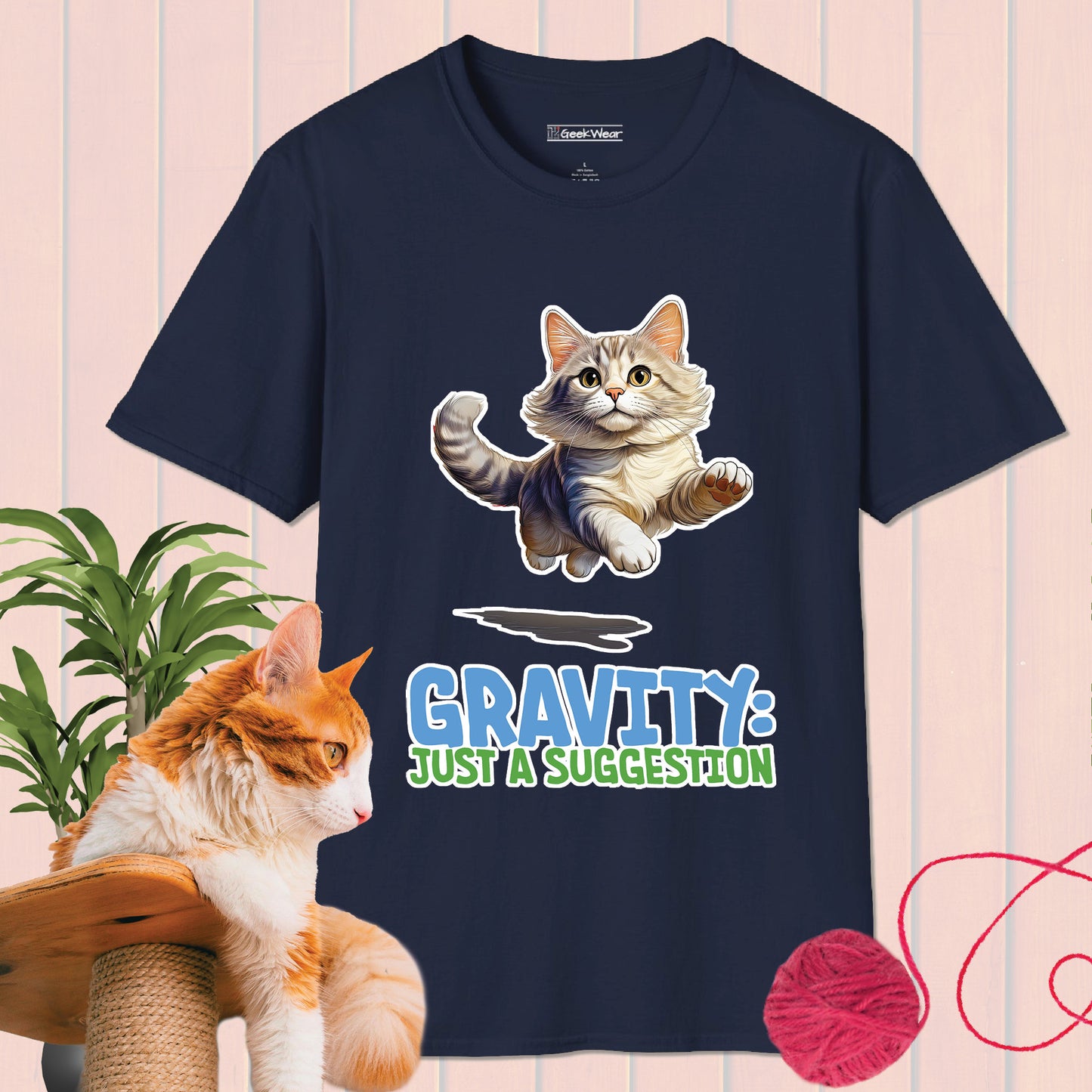 GeekWear Cat Gravity T-Shirt