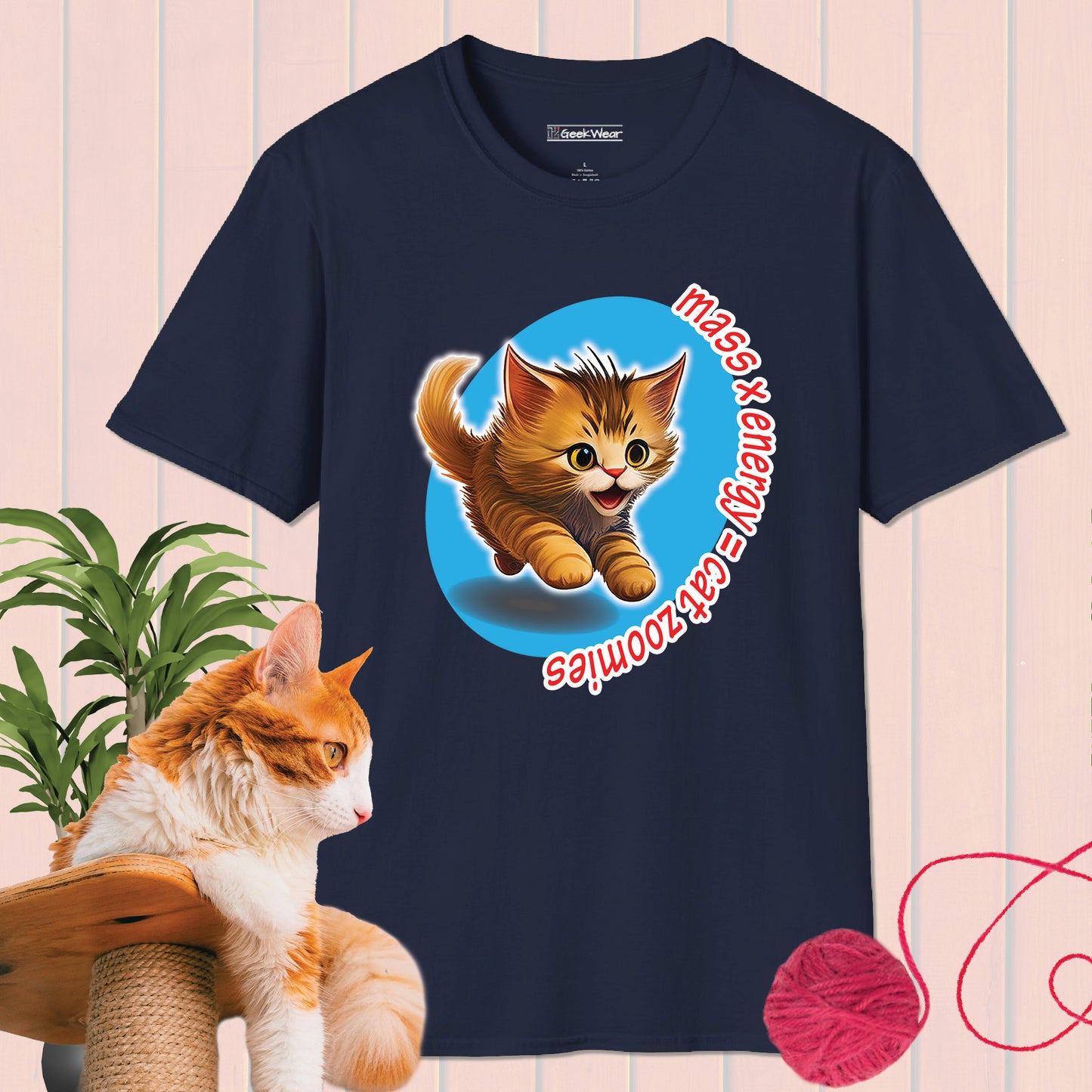 GeekWear Cat Zoomies T-Shirt