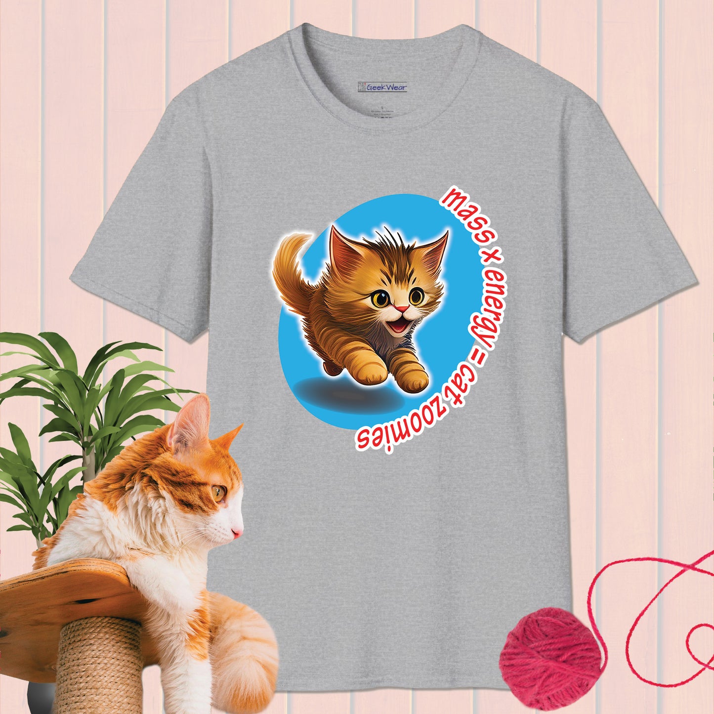 GeekWear Cat Zoomies T-Shirt