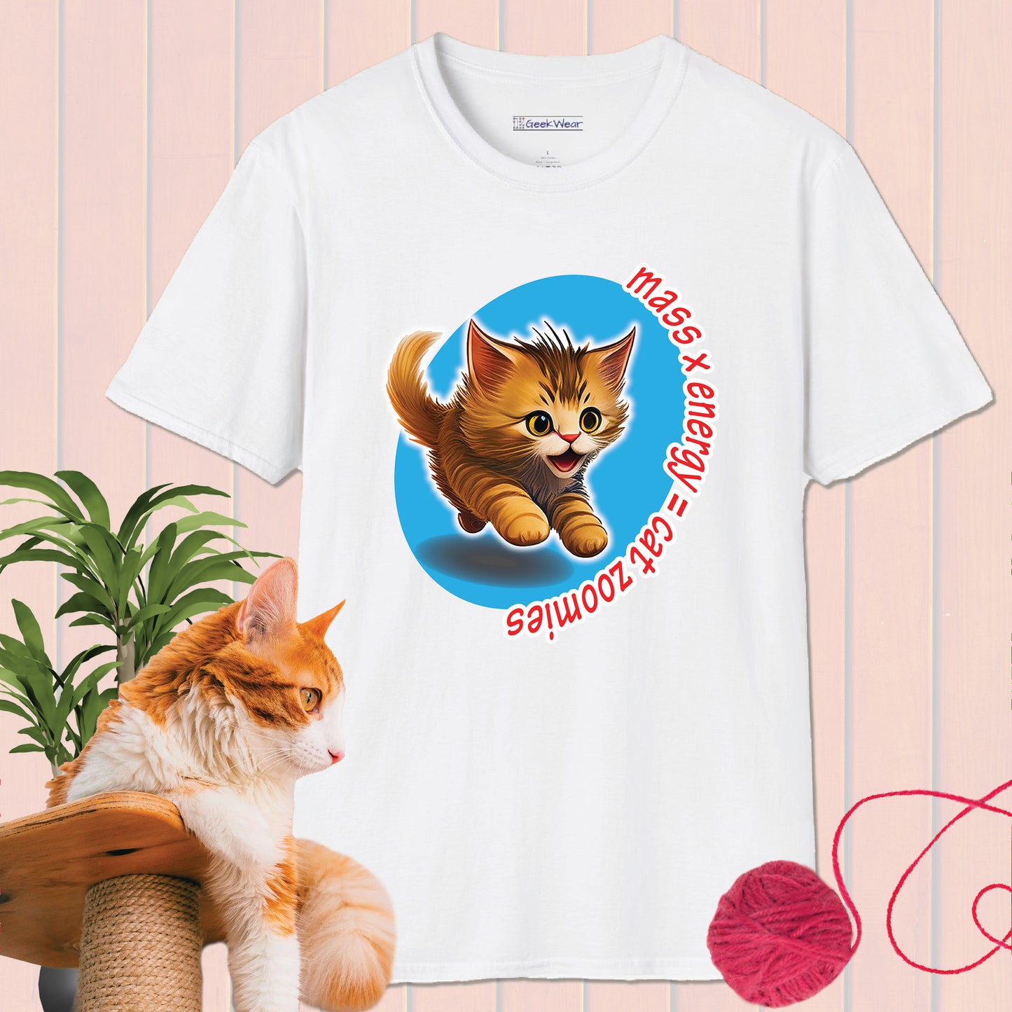 GeekWear Cat Zoomies T-Shirt