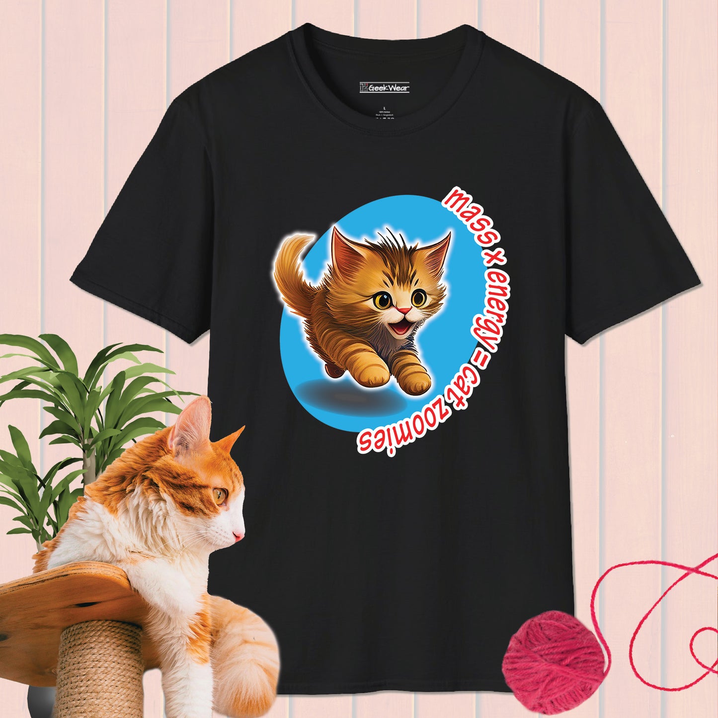 GeekWear Cat Zoomies T-Shirt