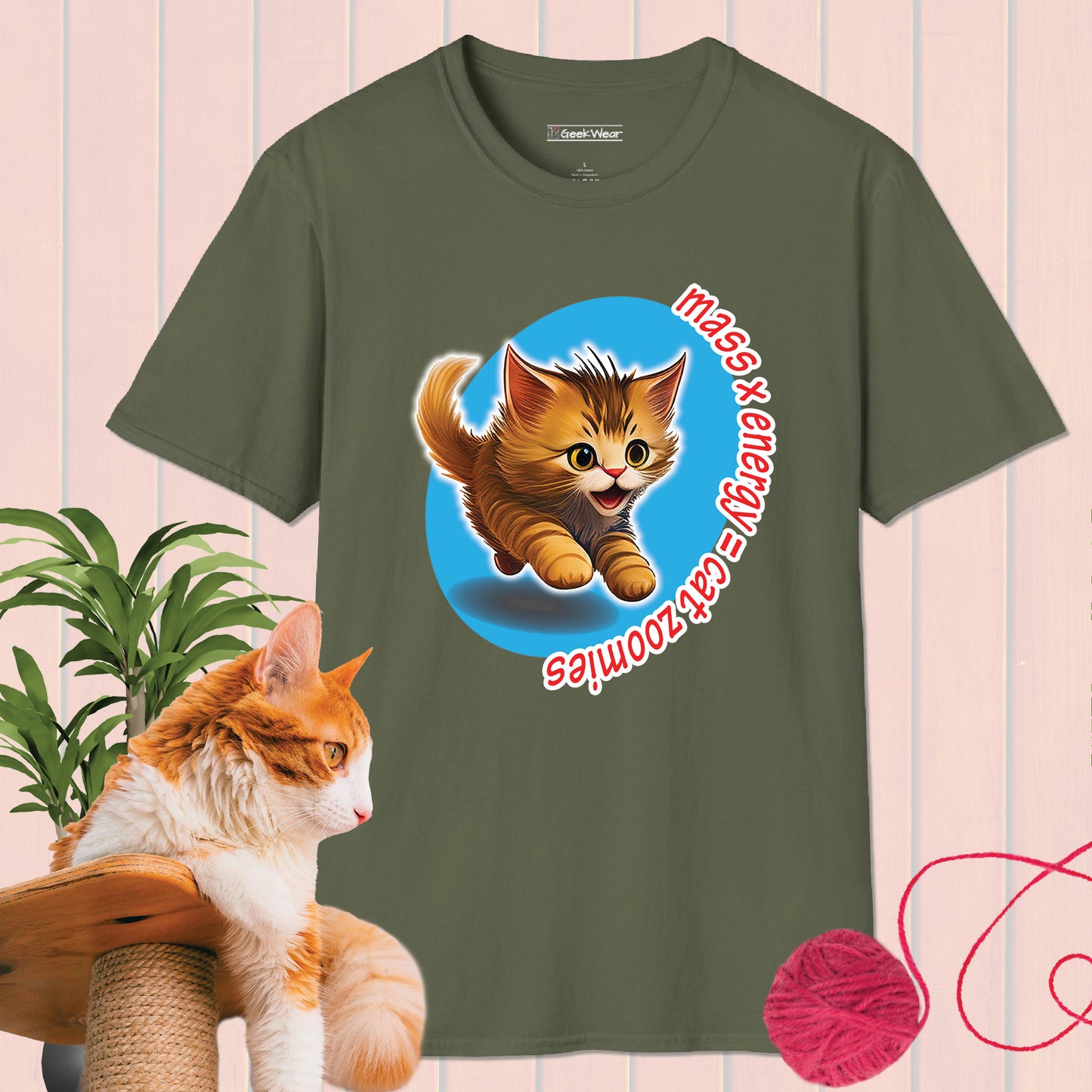GeekWear Cat Zoomies T-Shirt