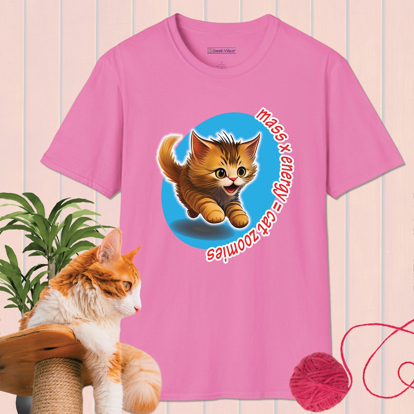 GeekWear Cat Zoomies T-Shirt